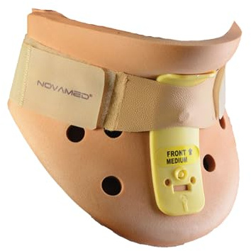 NOVAMED Orthopädische Halskrause – Halsorthese und Nackenstütze zur Stabilisierung der Halswirbelsäule – für Erwachsene