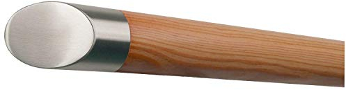 TIBU Lärche Holz Handlauf Geländer 30-500 cm Wandhandlauf Wand Treppe, Länge: 3000 mm / 300 cm / 3,0 m und Enden: schräges Endstück