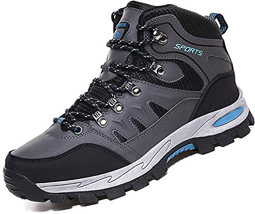 VTASQ Scarpe da Trekking Uomo Donna Arrampicata Sportive Impermeabili Traspiranti Passeggiate Stivali per Antiscivolo Sportive All'aperto Scarpe da Escursionismo A22Grigio 44EU