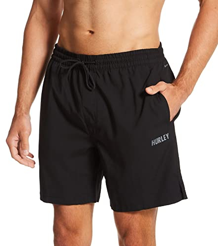 Hurley Herren Exp Dri Trek Ii 17.5' Bermuda Shorts, schwarz, XL
