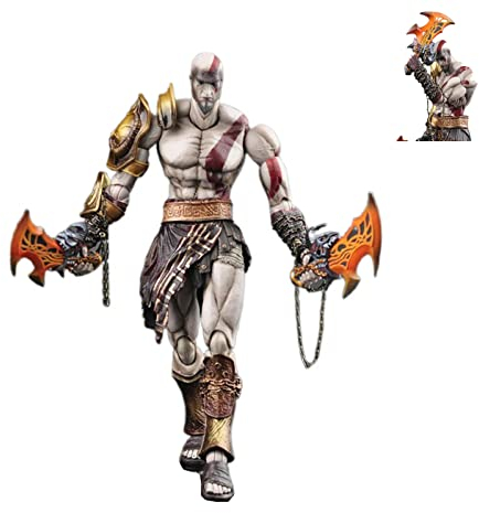 XYG Anime Kratos Doll Joint Movable Model Toy Dekoration Geburtstag Geschenk