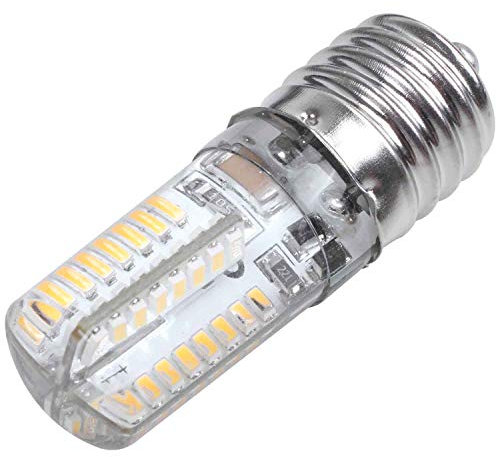 E17 Socket 5W 64 Lampe LED Ampoule 3014 SMD blanc chaud AC 110V-220V