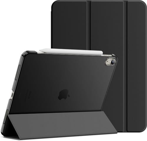 JETech Funda para iPad Air 11 Pulgadas M3/M2 (2025/2024), iPad Air 5 (10,9-Pulgadas, 2022 Modelo, 5.ª Generación), Carcasa con Auto-Sueño/Estela (Negro)
