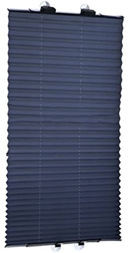 Premium Plissee Faltrollo,Dachfensterrollo,mit Saugnäpfen,ohne Bohren,Blickdicht Sonnenschutz Jalousie,für Fenster Verdunkelungs Rollo Dachfensterrollo Verdunkelungsrollo (70x140cm/27.6x55.1in)