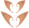 Lusofie 2 Paar Elfenohren Cosplay Elf Ears Anime Party Zubehör Halloween Weihnachten Vampire The Masquerade Elfen Kostüm Elfen Ohren Weihnachten Elfenohren Schmuck