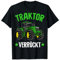 Traktor Verrückt Trecker Kinder Jungs Jungen T-Shirt