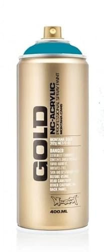 Montana Gold Acrylic Spray Paint - Semi Gloss 400ml Can (G6260 Aqua)