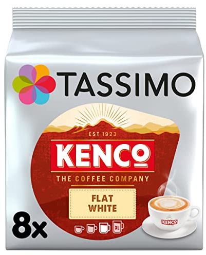 Tassimo Kenco Flat White Coffee Pods x8