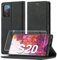 Ailicici Handyhülle für Samsung Galaxy S20 Hülle Leder[Mit S20 Schutzfolie]für Samsung Galaxy S20 5G Hülle Klappbar Leder Flip Wallet Stoßfeste Case Schutzhülle Klapphülle für Samsung S20/S20 5G Hülle