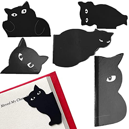 Kaxenig Magnetische Lesezeichen, 6 Stück Lesezeichen Niedlich Katze Lesezeichen Lesezeichen Magnetisch, Cartoon Tier Buchmarkierungen | Lesezeichen Für Lehrer, Studenten, Buchliebhaber, Lesen