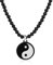 GAVU Kristall Onyx Perlen Yin Yang Herren Halskette 60cm