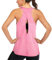Superora Débardeur de Sport Femme Tank Top Gilet T-Shirts à Dos Ouvert sans Manches pour Running Fitness