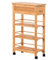 HOMION Kitchen Trolley with Drawer Slim Portable Space Saver Wood Organiser Cart Island Storage Basket Utility Organizer Rack Islands Storage Cart Corner Kitchen Storage Trolley