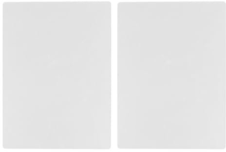 2 Pack Cutting Pads for Die Cutting Machine, Clear Polycarbonate Plastic Cutting Plates, 300x220mm, Die Cutting Plates for Embossing Craft