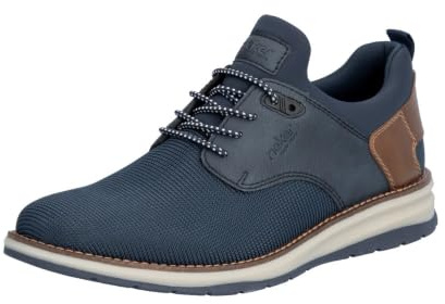 Rieker Herren Slipper 14750-14 blau Gr. 47