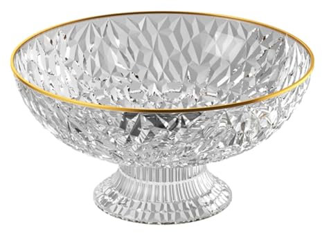 kowaku Frutero con escurridor, Cesta coladora de Verduras, contenedor Multiusos Decorativo Redondo Duradero, Grande para Centro de Mesa, Blanco Claro