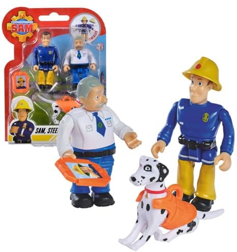 Sam, Steele, Radar | Spiel-Figuren Set | Feuerwehrmann Sam | Simba
