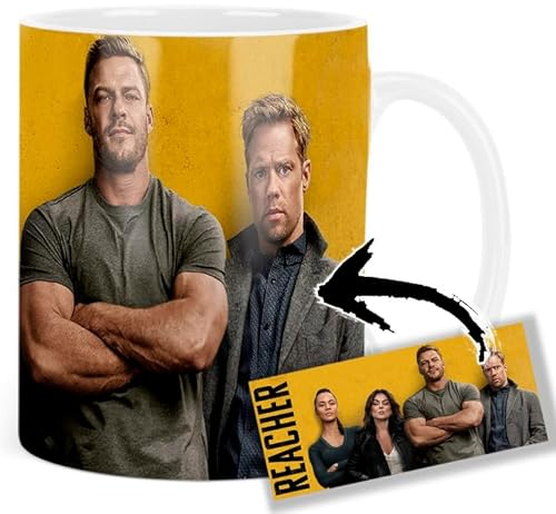 Reacher Alan Ritchson Serinda Swan Maria Sten Shaun Sipos Tasse Keramikbecher Mug