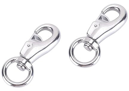 VANZACK 2 Stück Drehhaken Für Hängesessel 102 Mm Zubehör Für Hängesessel Drehhaken Aus Metall Für Den Außen- Und Innenbereich