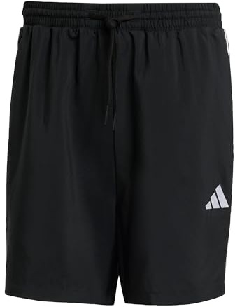 adidas Herren Essential Three Stripes Chelsea Base Short Shorts, Black/White, XL