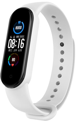 Cinturino per Xiaomi Smart Band 7 / Mi Band 6 / Band 5 / Band 4 / Band 3, Silicone Sport Bracciali Cinturini di Ricambio per Amazfit Band 5