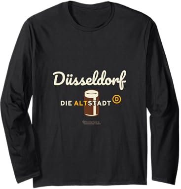 Düsseldorf Old Town Altbier Glass Beer from Düsseldorf Long Sleeve T-Shirt