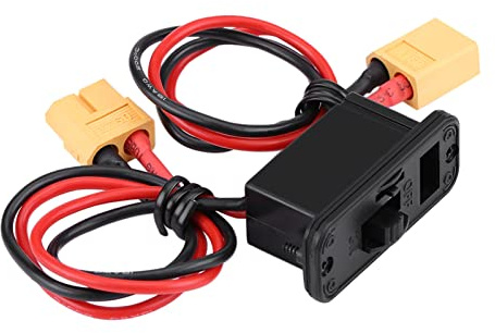 Commutateur d'avion RC Grand Interrupteur d'alimentation de Courant avec Connecteur Xt60 Commutateur de Modèle d'avion Jouet Jouets d'avion pour Modèle d'avion RC