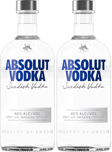 Absolut Vodka - 700 ml (Paquete de 2)
