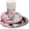 Ipetboom Juego De Vajilla Halloween 20 Platos y 10 Vasos De Papel Sangriento Perfectos Para Fiestas De Terror