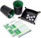 BHHTBB Juego de vasos de piel, con 10 dados, DIN A6, con dados y tablas de dados para Yahtzee Liar's Dice Sic BO