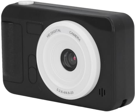 Digital Camera, 40MP 1080P Digital Camera for Kids with 2.4 Inch IPS Screen and Lanyard, 8X Zoom Anti Shake 4K HD Auto Focus, Camera for Boys Girls Kids and Beginner (Black)