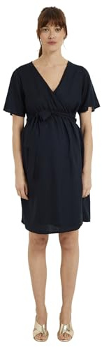 VERTBAUDET Robe Courte Fluide Portefeuille Unie Grossesse