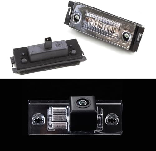 HD Kennzeichenbeleuchtung Rückfahrkamera Auto Rückansicht Kamera Einparkhilfe Rückfahrsystem, Ersatz für Audi A2 8Z0 2001/03-2005/08 (OEM: 8Z0943021)