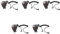 Fivetwofive 5X Kamera-Zoom-Controller DV-Kabel 2,5 mm Langlebige Kamerabuchse für -Fernbedienung für -Camcorder Acc, Remote-Camcorder