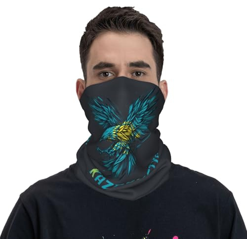 Schlauchschal Kasachstan Kazakhstan Volk Flagge Adler Kopftuch Hochelastisch Sturmhaube Atmungsaktiv Stirnband Für Lauf Ski Klettern