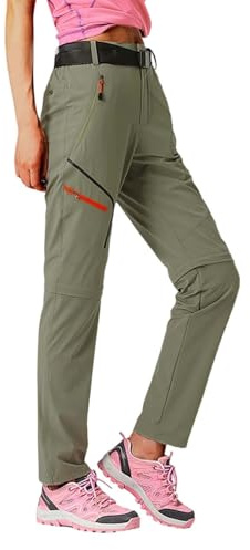 Luadnysin Pantalon Cargo Femme Randonnée Pantalons Marche Jogging Léger De Large Décontracté Fluide Travail Confortable Extérieur Ample Détente