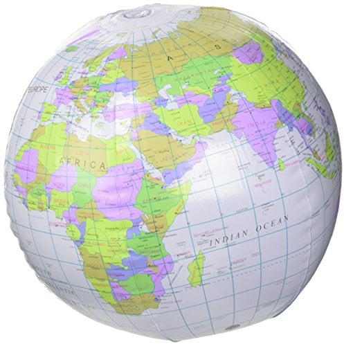 Globus der Welt, aufblasbar, 40 cm