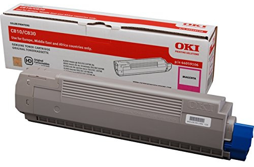 OKI 44059106 C810, C830 Tonerkartusche 8.000 Seiten, magenta