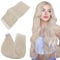 Easyouth Tape Extensions Echthaar Blond Echthaar Extensions Tape Paltinblond Echthaar Tape in Extensions Blondine #60 40 cm 40g 20Pcs