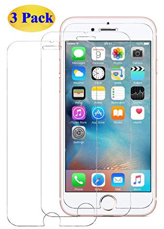 Eachy Vetro Temperato iPhone 6/iPhone 6S Pellicola Protettiva, [3 Pezzi] Protezione Schermo Alta Qualità per iPhone 6/iPhone 6S (4,7 Pollici)-0.25mm