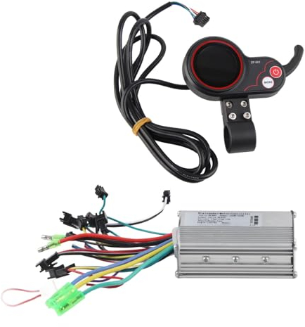 Alomejor Motor Speed Controller 24V / 36V / 48V / 60V 250W / 350W Regolatore di velocità con Display LCD Impermeabile per Scooter Bici Elettrica(48V)