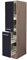 Smart Möbel Demi Apothekerschrank Küche - 30 cm breit - Anthrazit Miniperl San Remo Eiche - Lino