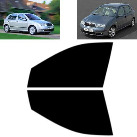 Tintcom.com Passgenaue Tönungsfolie für-Skoda Fabia 5-Türen 2000-2007 - Vordere Seitenscheiben (70% Ultra Weiß)