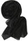 Yeieeo Chiffon-Kopfwickel für Frauen – einfarbig, modisch, Blase Chiffon-Schal Hijab, schwarz, Medium