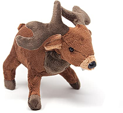 Cornelißen - 1017266 - Hirsch, Plüsch, Stofftier, 21cm, waschbar bis 30 Grad