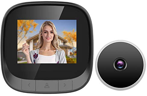 Digitaler Türspion, Elektronischer Tür Viewer, HD-Kamera, 2.4 inch TFT LCD-Bildschirm, 90 ° Weitwinkel machen Türklingel Sicherheitskamera, Support-Aufzeichnung/Schnappschuss