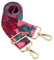 ZOUIQSS Damen Goldfarbene Bunter Schultergurt längenverstellbarer breiter Tragegurt Schultergurt für Handtaschen 3.8cm breit 73-125cm-Schultergurt für Handtaschen((3.8CM) Flower4)