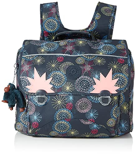 Kipling INIKO, Schultasche mit Gepolsterten Schulterriemen, 37 cm, 18 L, Homemade Stars