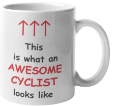 Super Lemon This is What an Awesome Sports Man Looks Like Mug Mothers Day Fathers Day Christmas Secret Santa Birthday Footballer Rugby Cricket Swimming Cycling (Awesome Cyclist)
