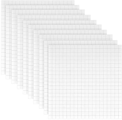 3D Klebepads 5 * 5 * 3mm Klebekissen weiß doppelseitig Schaumstoff Klebestreifen Schaumklebepunkte für Papier, Kunststoff, Metall (4000)